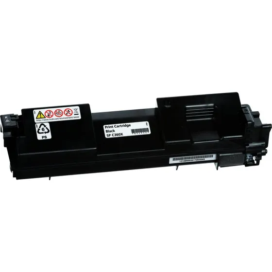 Ricoh SP C360X Sort Toner 408250 – Original, 10.000 sider
