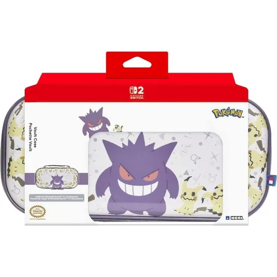 Hori Vault-etui til Switch 2 – Gengar & Mimikyu, Lilla