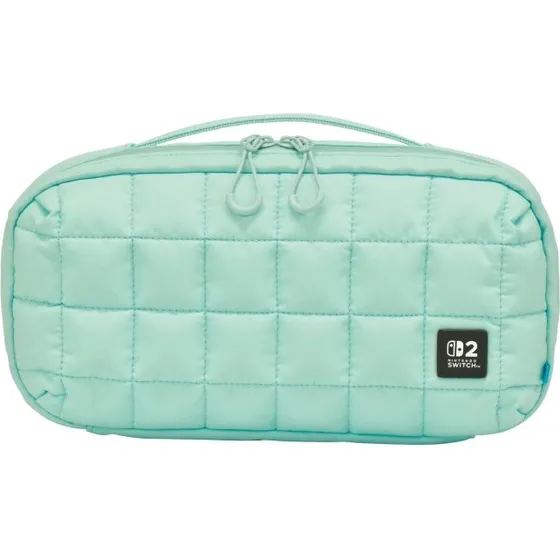Hori Puff Pouch Cozy Green – Mellemstørrelse til Nintendo Switch 2