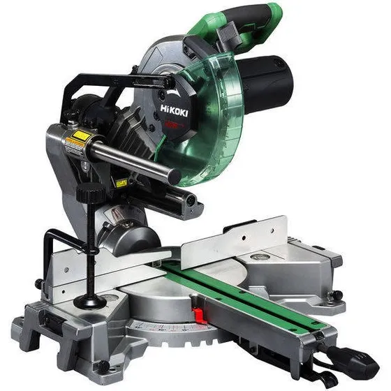 Hikoki C8FSHGWAZ Geringssav med laser, 216 mm, 1100 W