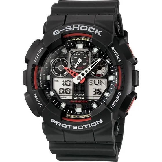 Casio G-Shock GA-100-1A4ER Sort Kvartsur