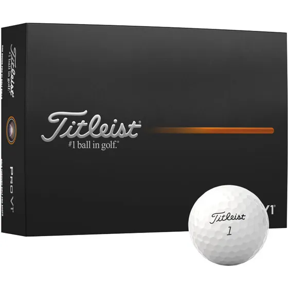 Titleist Pro V1 Personaliserede Logo Golfbolde - Hvid