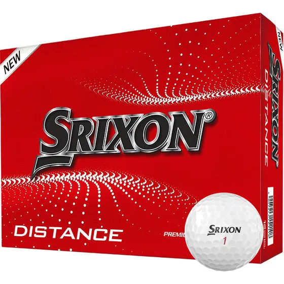 Srixon Distance Soft Premium golfbolde, 12 stk. – hvid