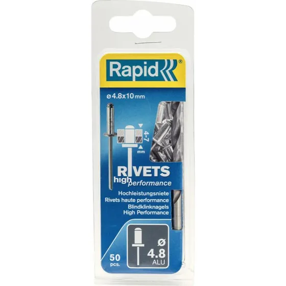 Rapid Blindnitte Ø4,8x10mm 50 stk