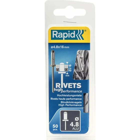 Rapid Blindnitte Ø4,8x16mm 50 stk