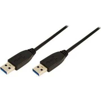 LogiLink USB 3.0 1 m formet sort
