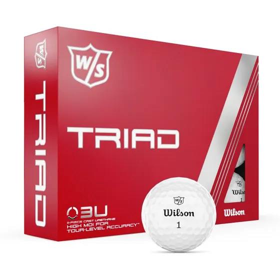 Wilson Triad Golfbolde White (3-lags)