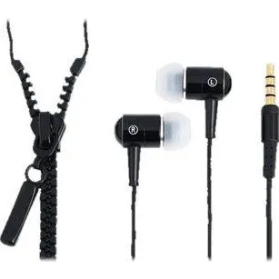 LogiLink Zipper In-Ear Høretelefoner Sort