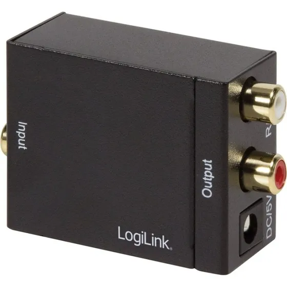 LogiLink CA0100 Digital Tos/Coax til Analog RCA Konverter