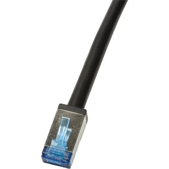 LogiLink CAT6A Utendørs Patchkabel 5m Sort