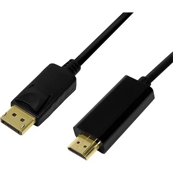 LogiLink DisplayPort til HDMI 3 m, sort, 4K