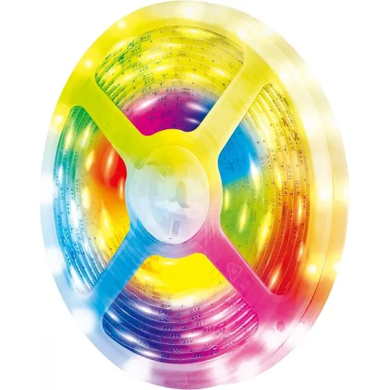 LogiLink Smart RGB LED-strip 5m, WiFi Tuya, adresserbar, 400 lm