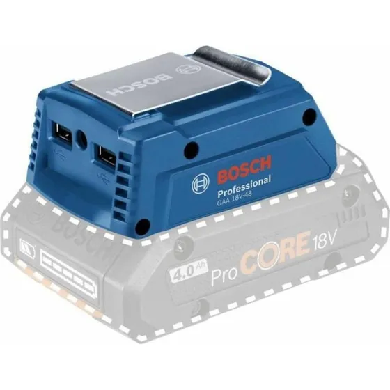 Bosch GAA 18V-48 USB-adapter til 18 V batteri, blå