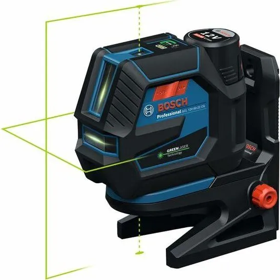Bosch GCL 12V-50-22 Krydslaser, blå, batteridrevet