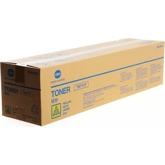 Konica Minolta TN-711Y Gul, 31.500 sider, kompatibel med C654/C754