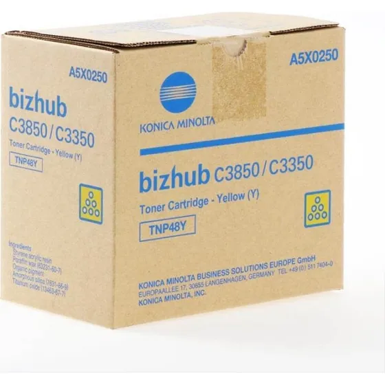 Konica Minolta TNP-48Y Gul, 10.000 sider