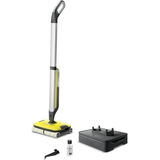 Kärcher FC 7 Cordless Gulvmop, poseløs, 400ml, sølv/gul