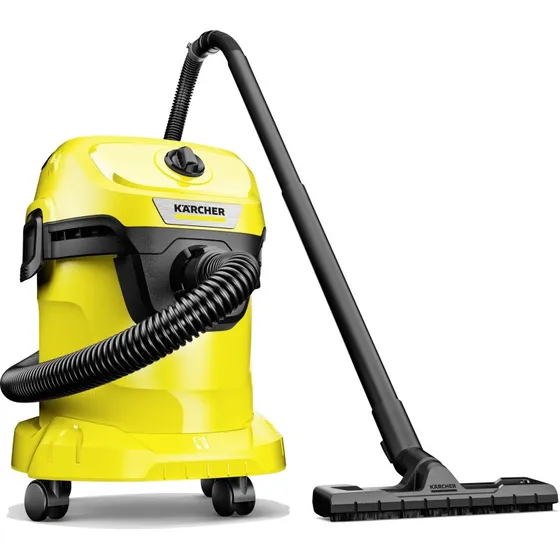 Kärcher WD 3 V-15/4/20 Tør&Våd Støvsuger, 15L, 1000W, Gul