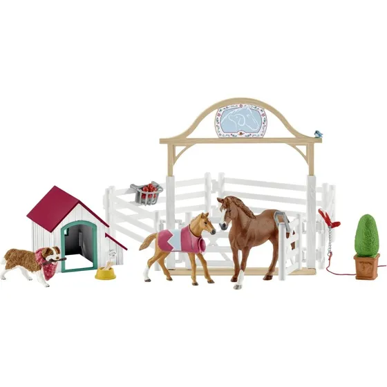 Schleich Horse Club 42458 Gæsteheste med Ruby Hund