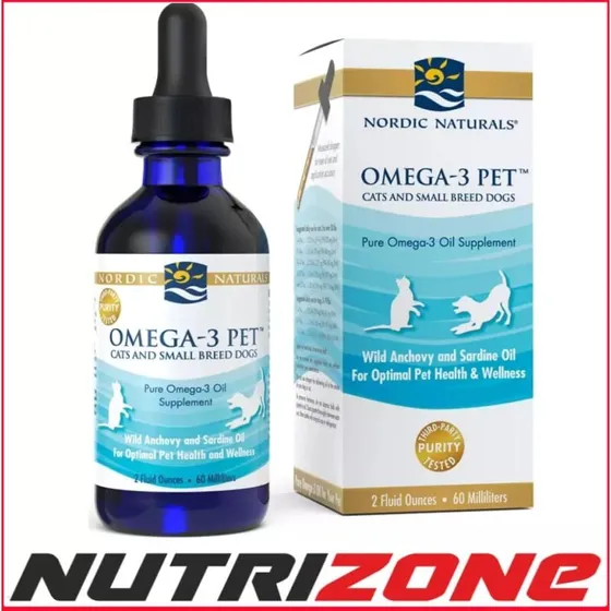 Nordic Naturals Omega-3 Pet Cats & Small Breeds - Softgels