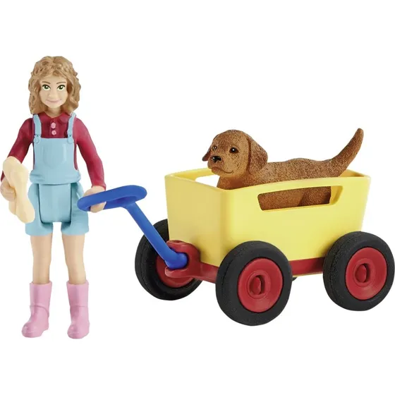 Schleich Puppy Wagon Ride – Hvalpevognstur til 3+ år