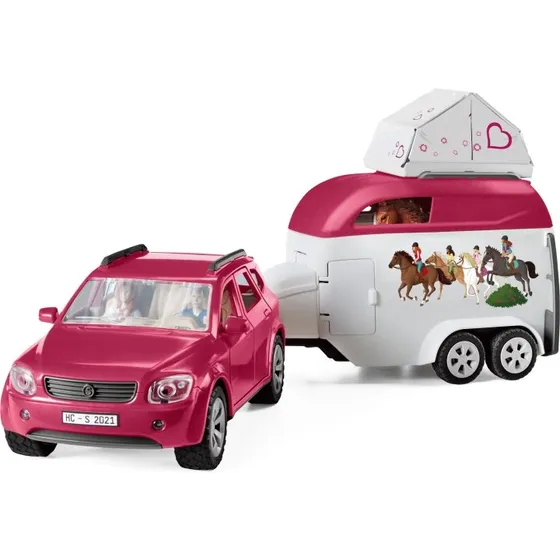 Schleich Horse Club 42535 – Hesteeventyr med bil og hestetrailer