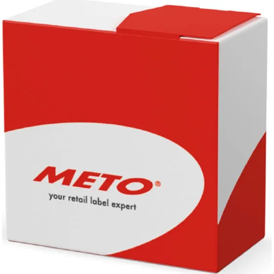 Meto Forseglingsetiketter Ø80mm 500 stk Brun