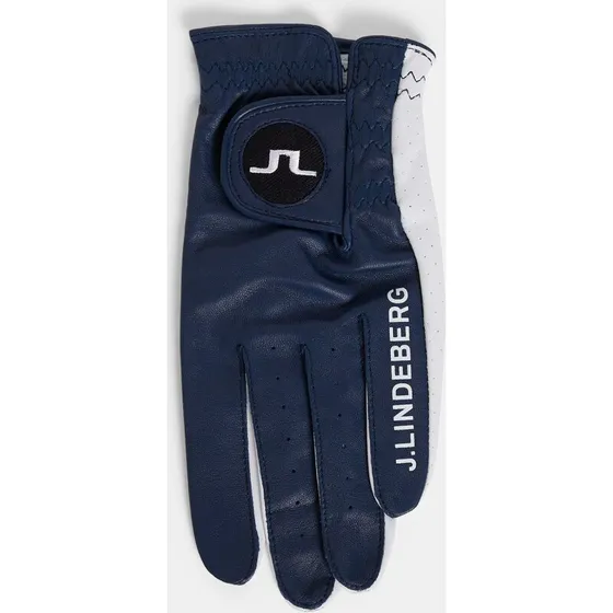 J.Lindeberg Ron Læder Golfhandske - JL Navy