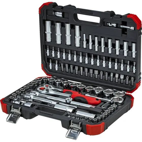 Gedore R46003094 Topnøglesæt 1/4" + 1/2" - 94 dele