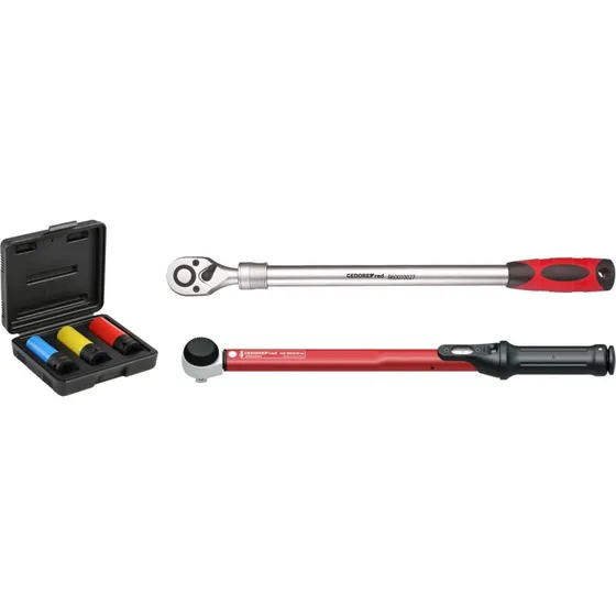 Gedore Red R69003000 Ratchetsæt til Hjulskift, 3 dele