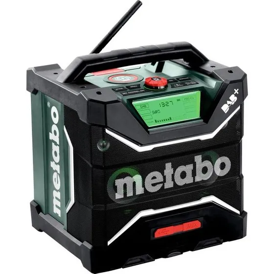 Metabo RC 12-18 Analog & Digital Byggradio, 32 W, Sort/Grøn/Rød