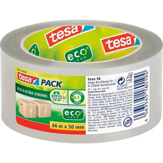 tesa pack eco & Ultra Strong 66m 50mm transparent