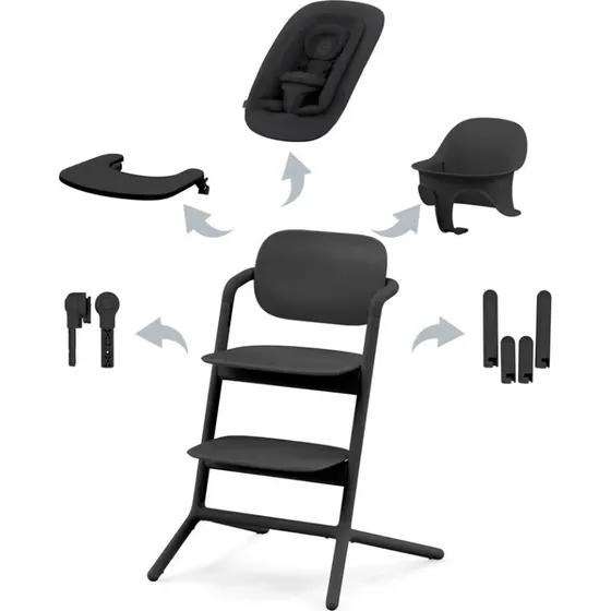 Cybex Lemo 4-in-1 Højstol Stunning Black