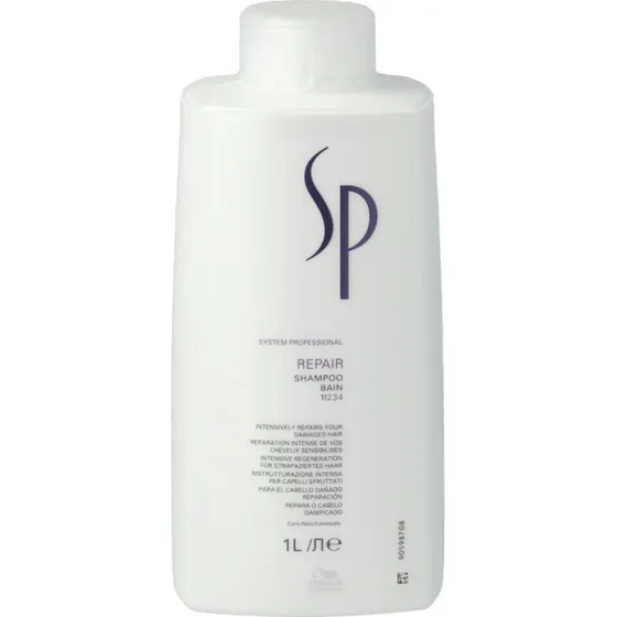 Wella SP Repair Shampoo 1000 ml - Reparerende fugtgivende shampoo