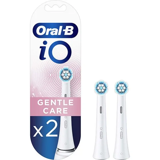 Oral-B iO Gentle Care Tandbørstehoveder Hvid 2 stk