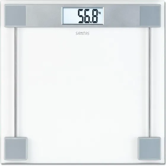 Sanitas SGS06 Badevægt i Glas, Max 150kg