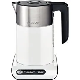 Bosch Styline Elkedel TWK8611P 1,5 L 2400 W Hvid/Rustfrit Stål