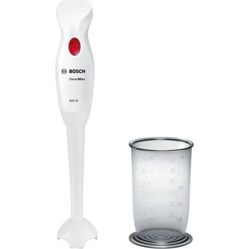 Bosch CleverMixx MSM14100 Stavblender, Hvid/Rød, 400 W