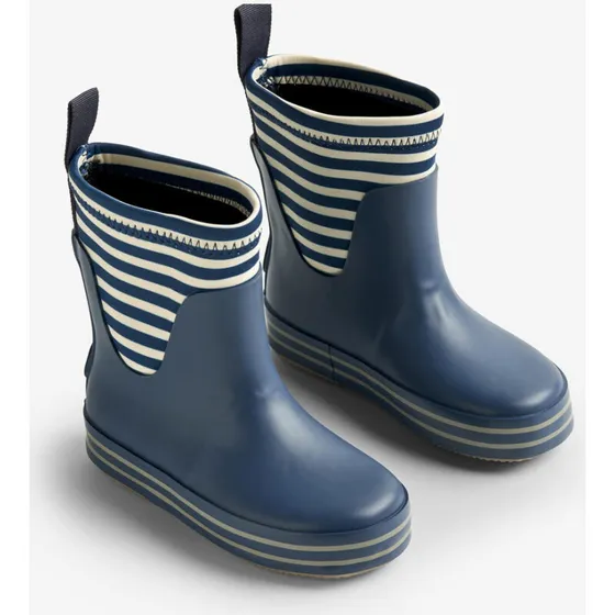 Wheat Gummistøvle Mist – Indigo Stripe