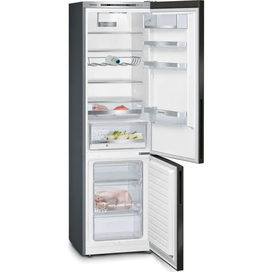 Siemens KG39E8XBA Fritstående kølefryseskab, BlackSteel