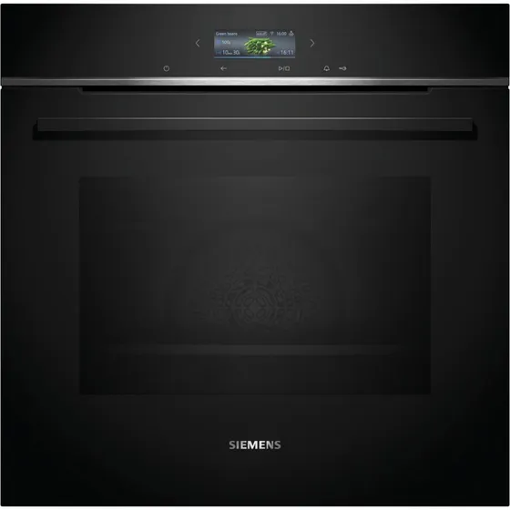 Siemens iQ700 HB734G1B1 71L Sort rustfrit stål A+