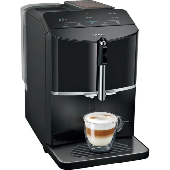 Siemens EQ.300 TF301E19 Automatisk Kaffemaskine Pianosort