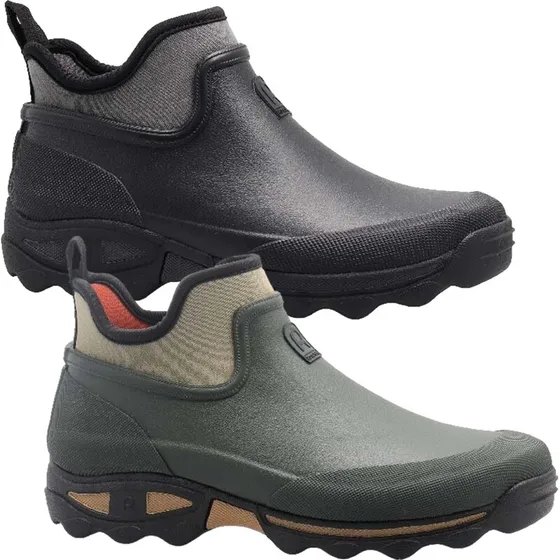 Rouchette Clean herre ankel gummistøvle - kaki/grøn