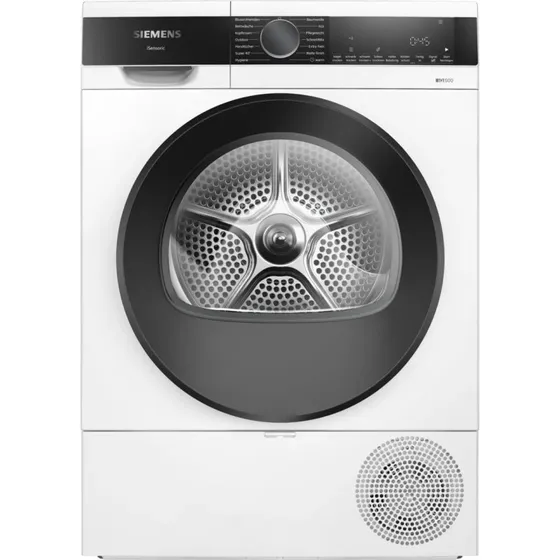 Siemens iQ500 WQ33G2D41 9 kg Fritstående Varmepumpe Tørretumbler Hvid