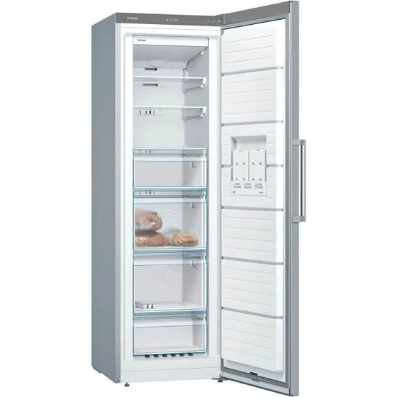 Bosch GSN36VLEP Fritstående Fryseskab, 242 L, Inox-look