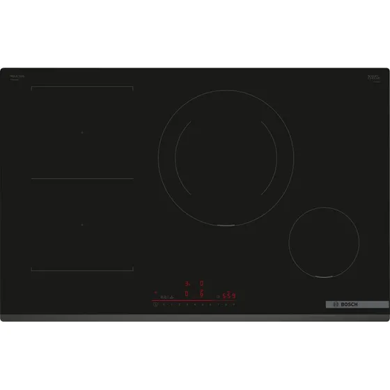 Bosch Serie 6 PVS831HB1E 80 cm Induktionskogeplade, Sort