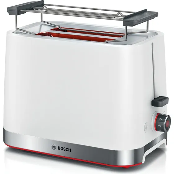 Bosch TAT4M221 Brødrister 2 skiver 950W Hvid/Rustfrit Stål