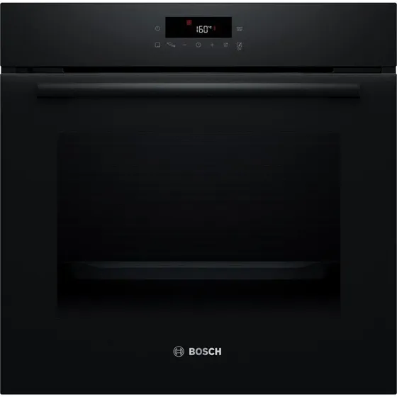 Bosch Serie 2 HBA571BB4 Indbygningsovn 71 l, sort, pyrolyse, 3D-varmluft