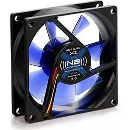 Noiseblocker BlackSilentFan X2 80 mm Sort
