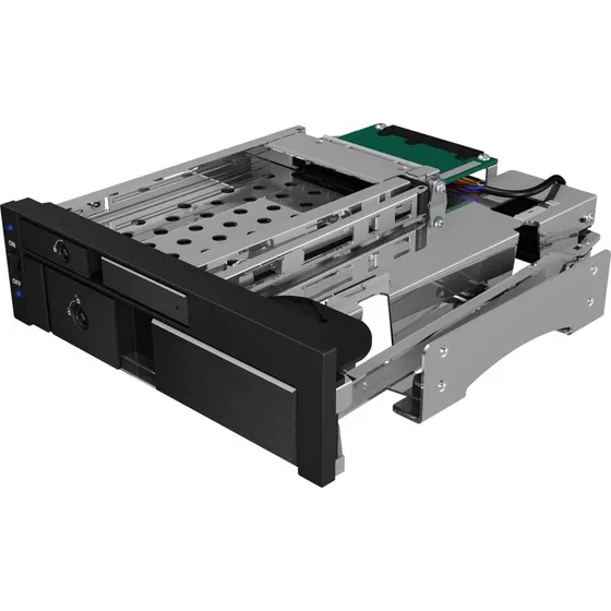 RaidSonic ICY BOX IB-173SSK 2.5" & 3.5" Hot-Swap Drevskuffe, Sort